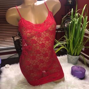 Red Lace Cami